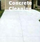 Concrete pressure washing